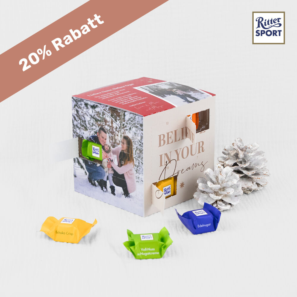 Adventskalender Ritter Sport Cube Dreams