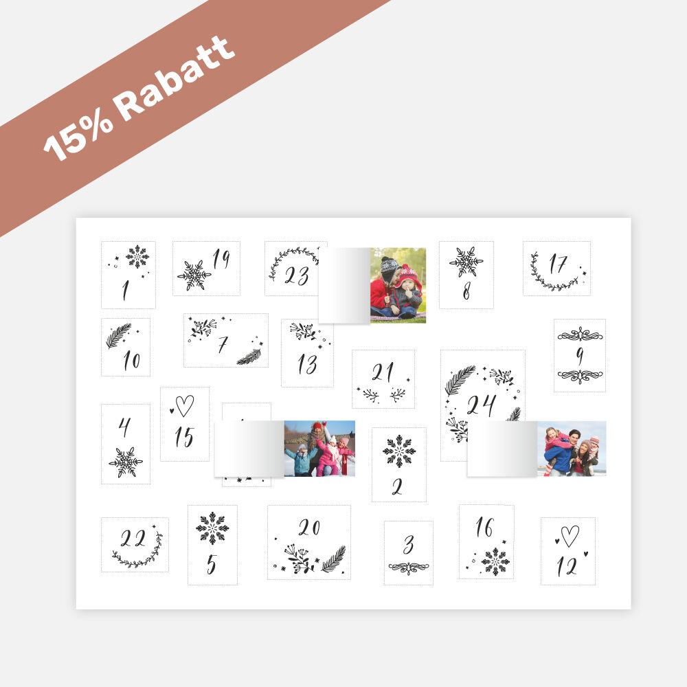 Foto-Adventskalender Herz