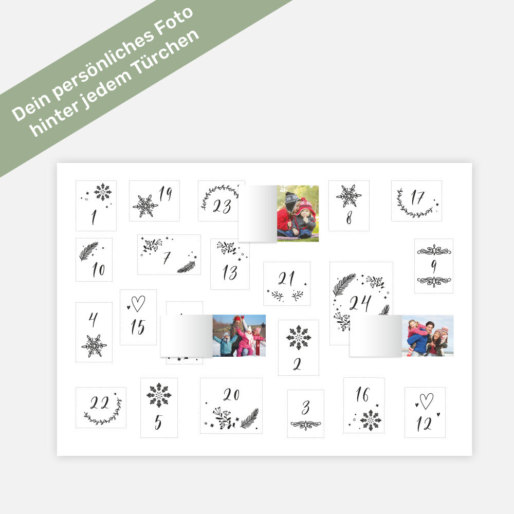 Foto-Adventskalender Herz