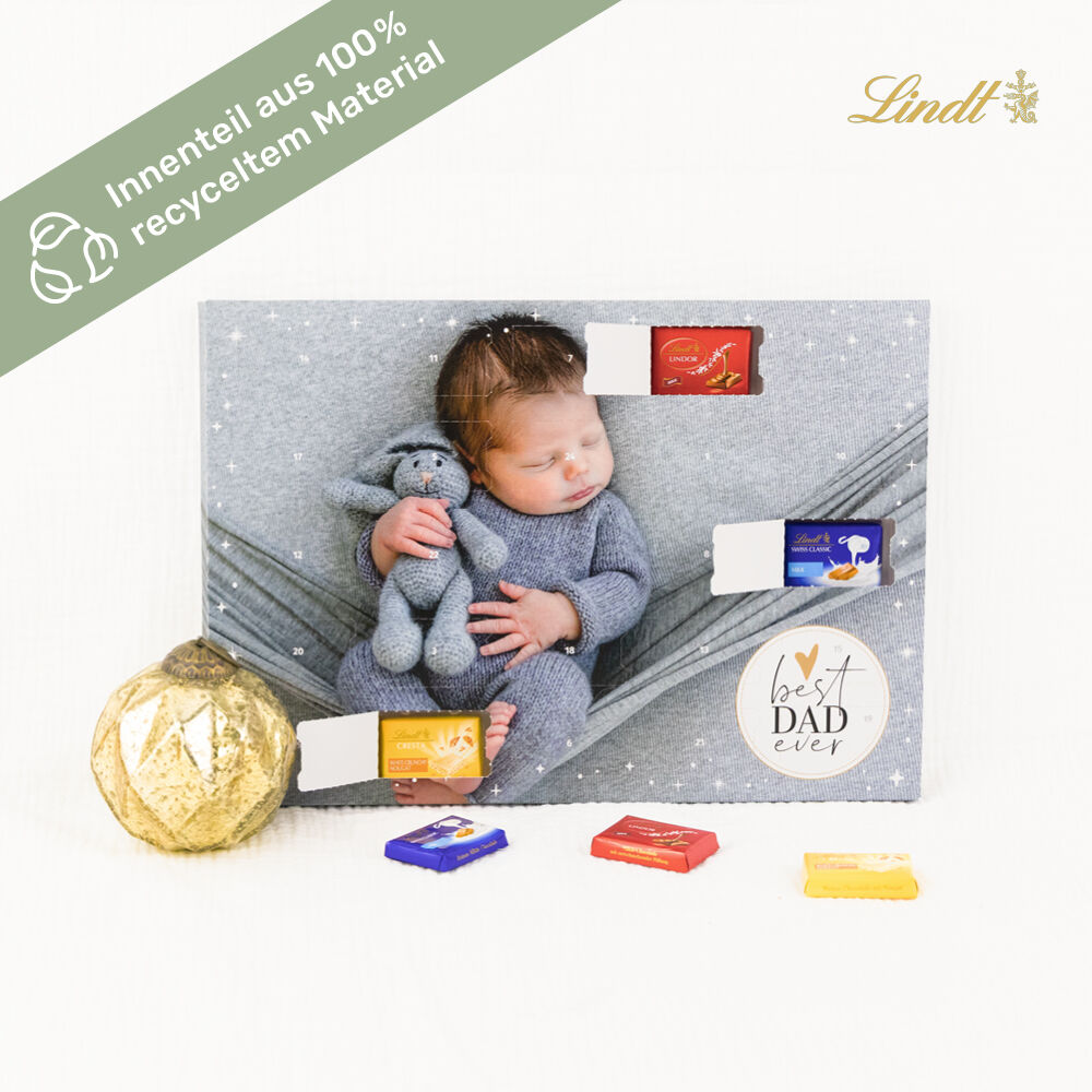 Tisch-Adventskalender Lindt Exklusiv Dad
