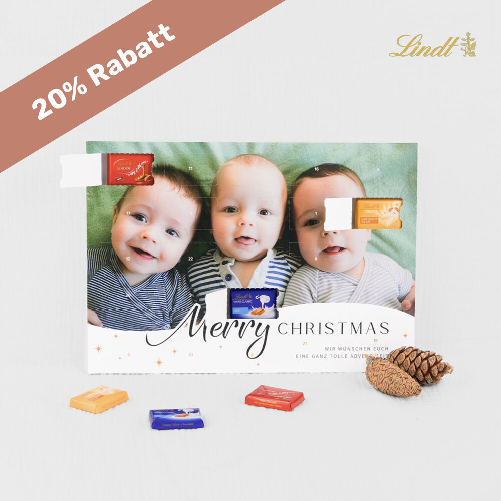 Tisch-Adventskalender Lindt Exklusiv Smiles
