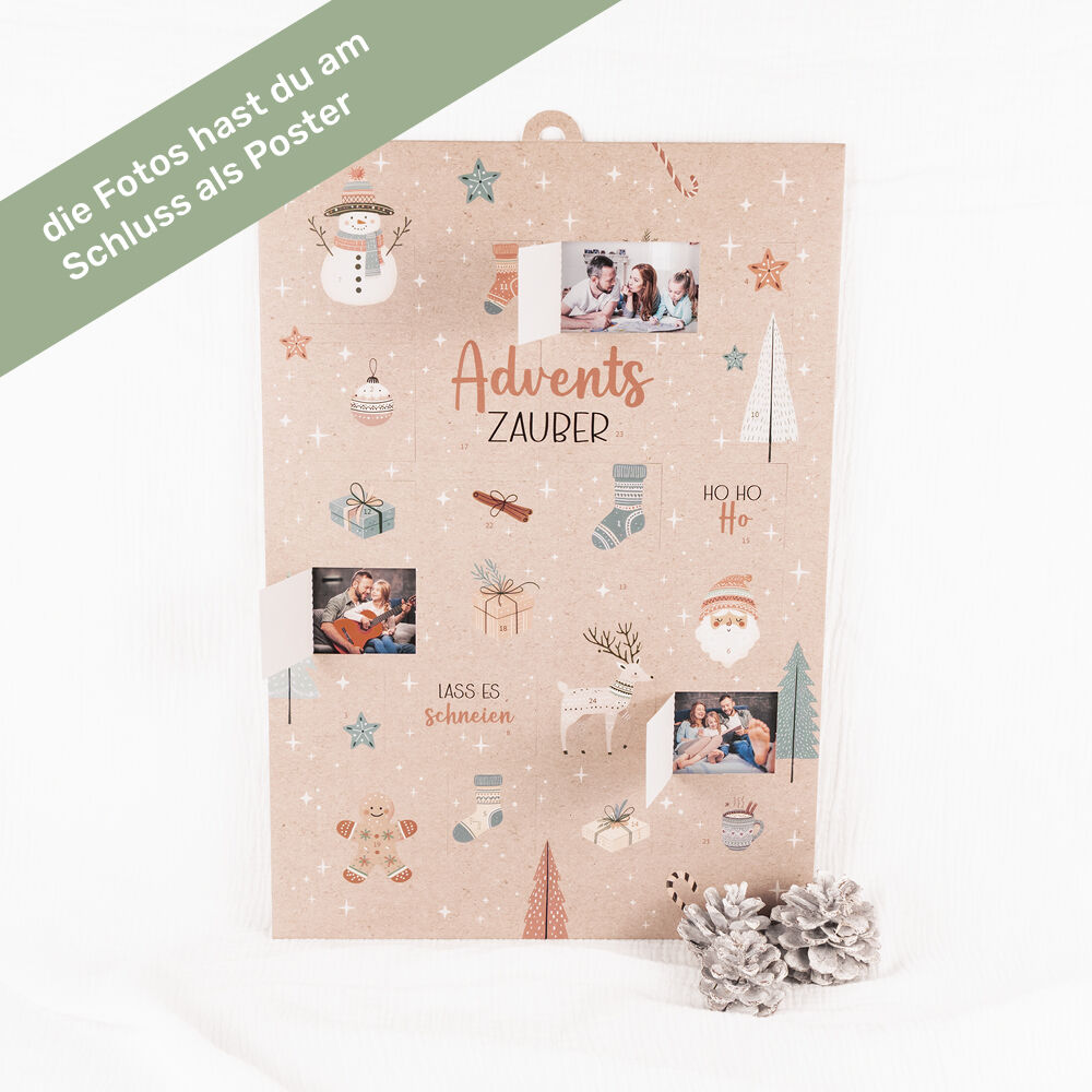 Poster-Adventskalender Adventszauber