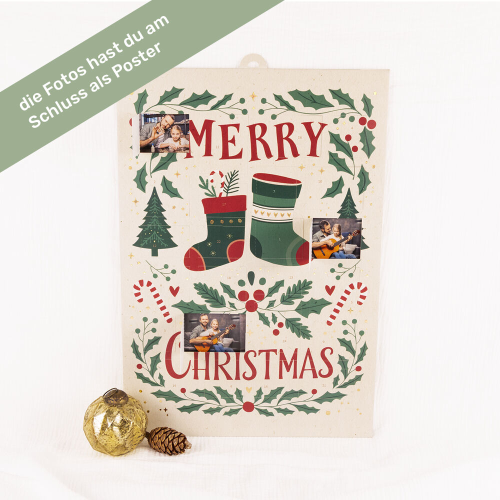Poster-Adventskalender Christmas