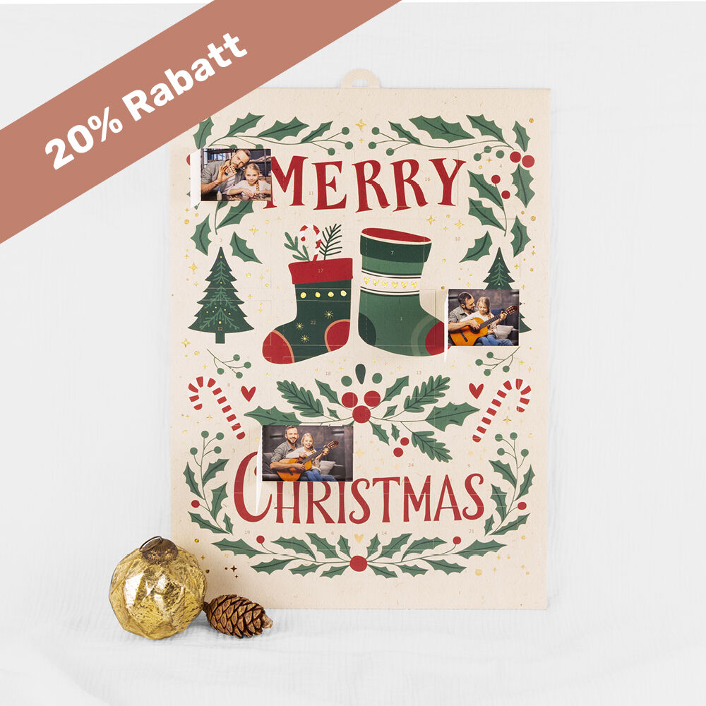 Poster-Adventskalender Christmas