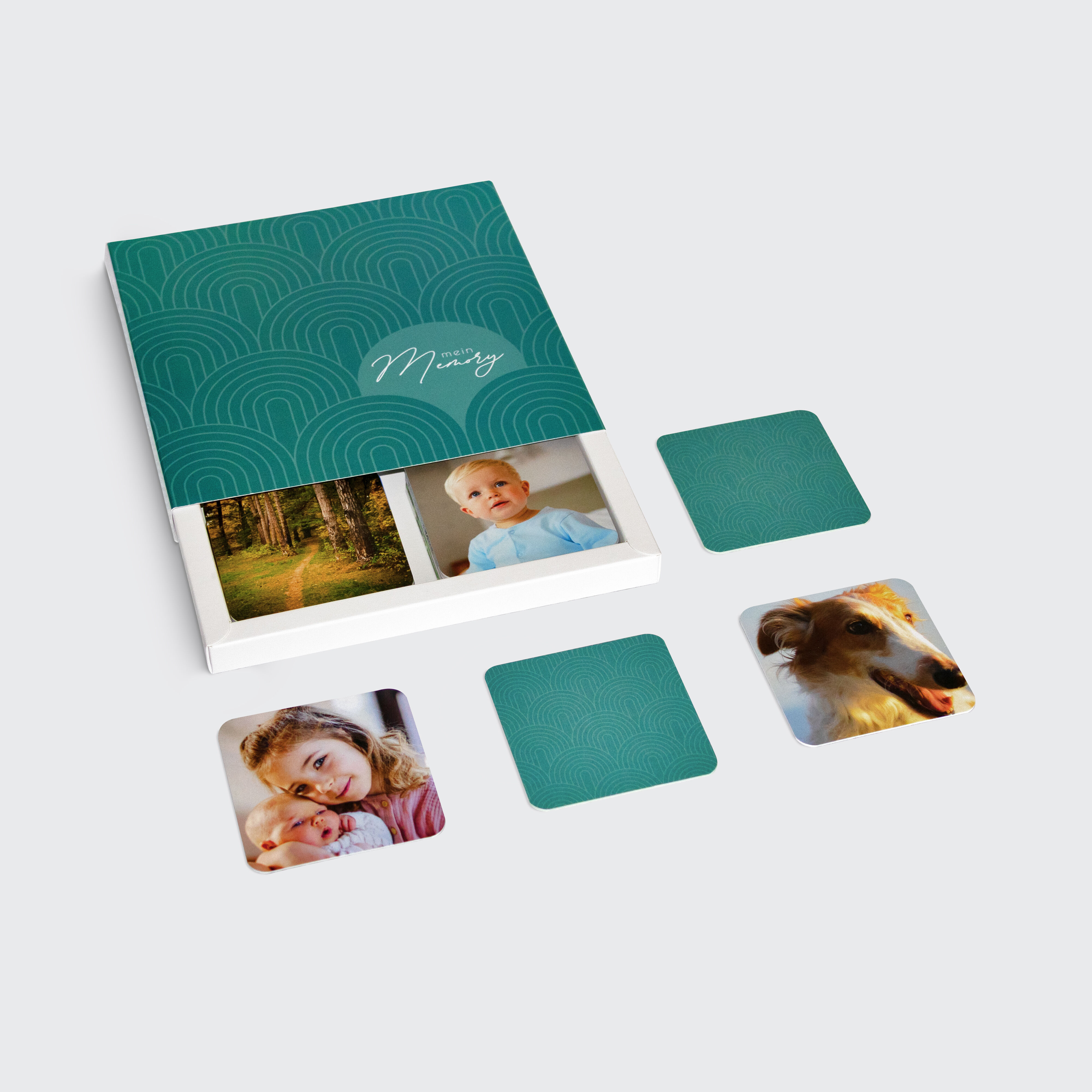 Spielkarten Memory Bogen