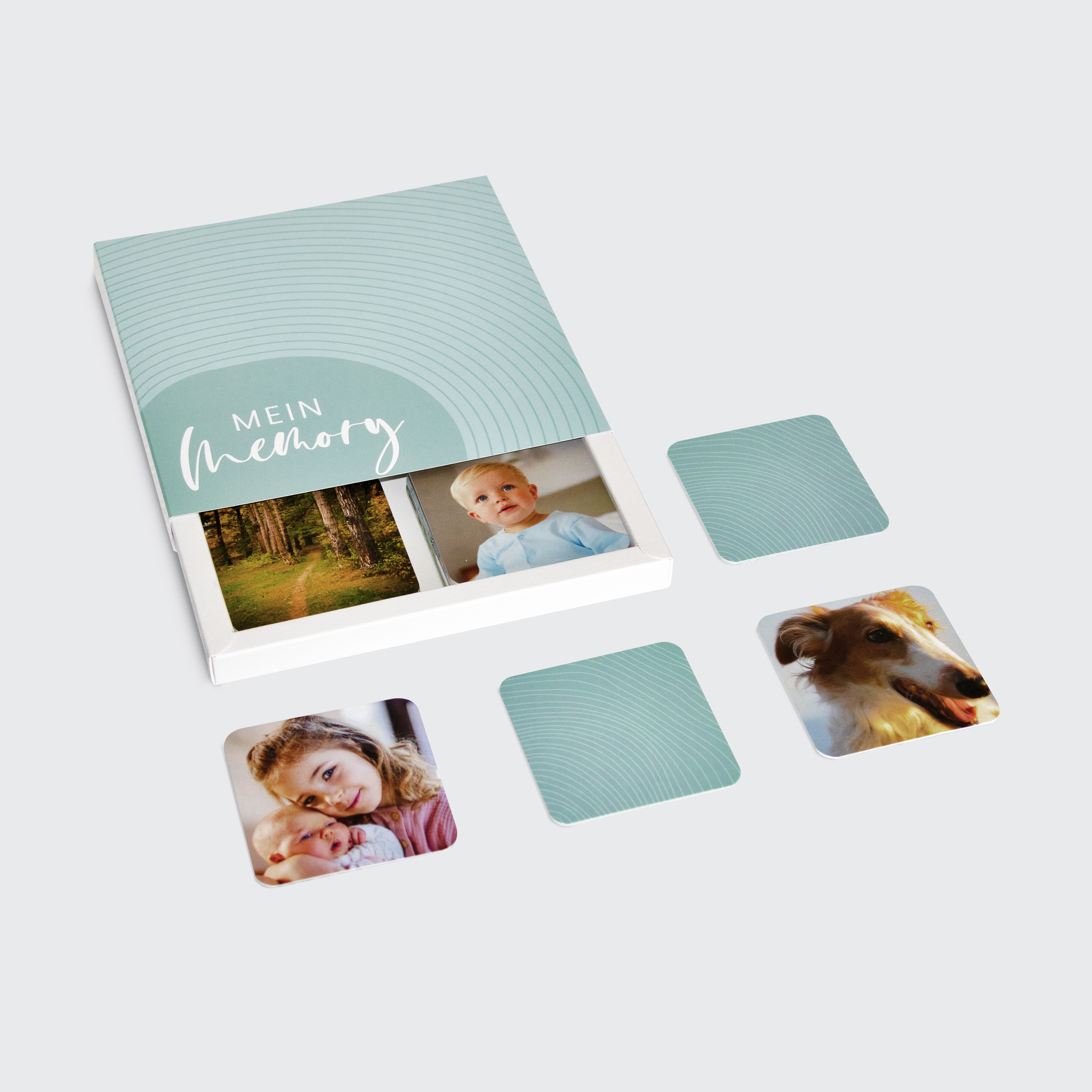 Spielkarten Memory Kreise