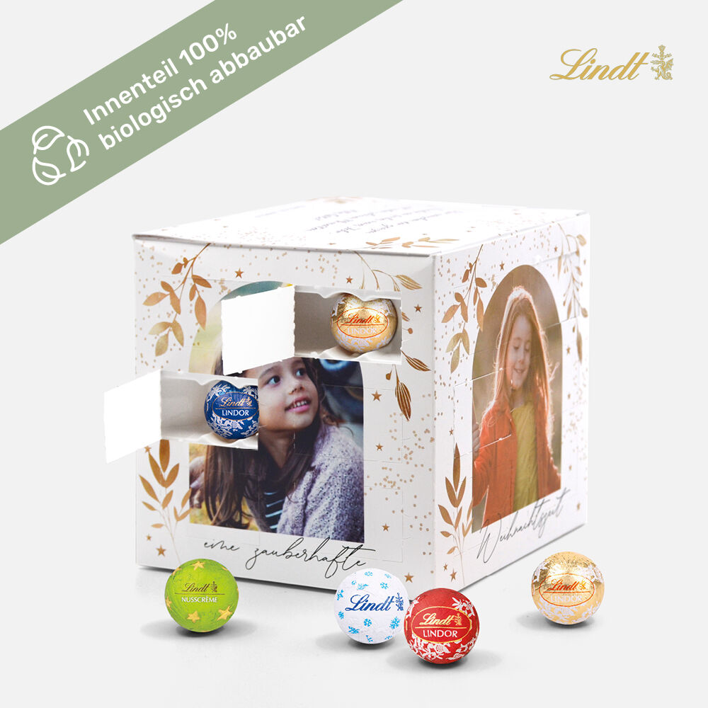 Adventskalender Lindt Cube Rosegold