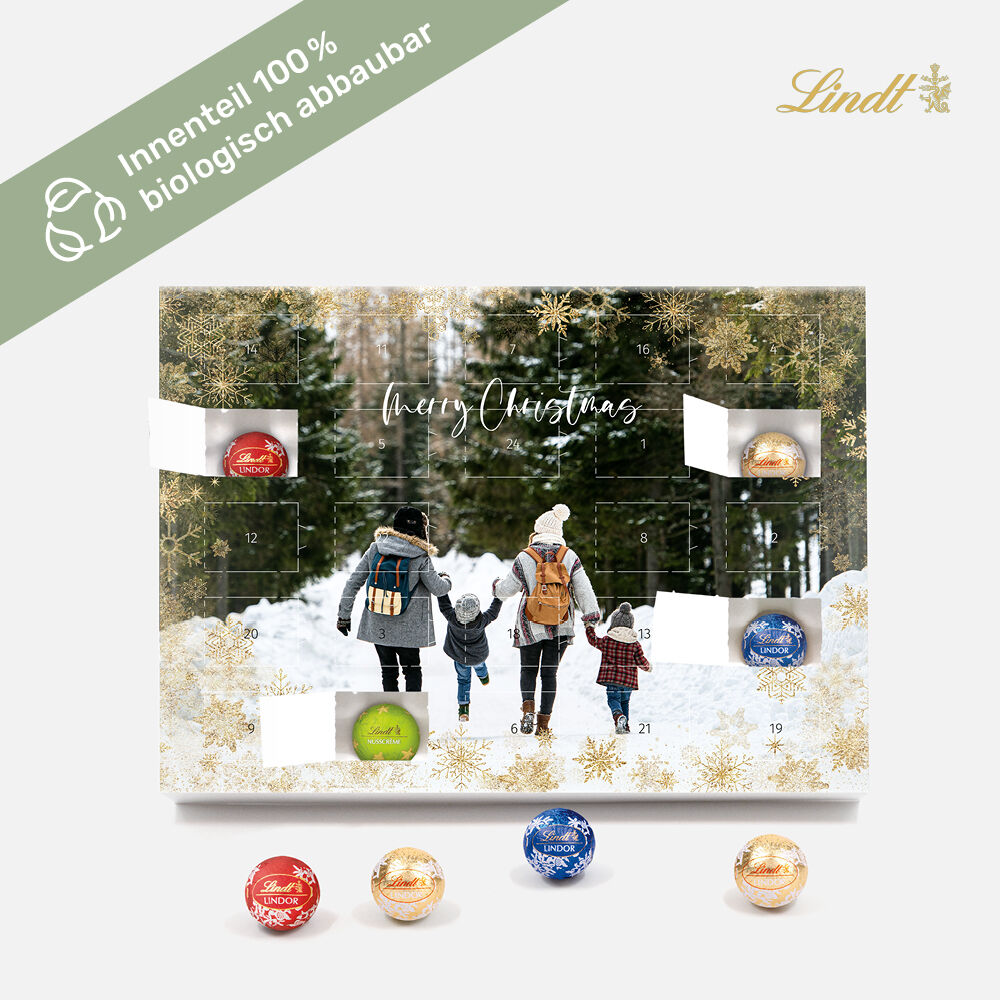 Tisch-Adventskalender Lindt Goldsterne