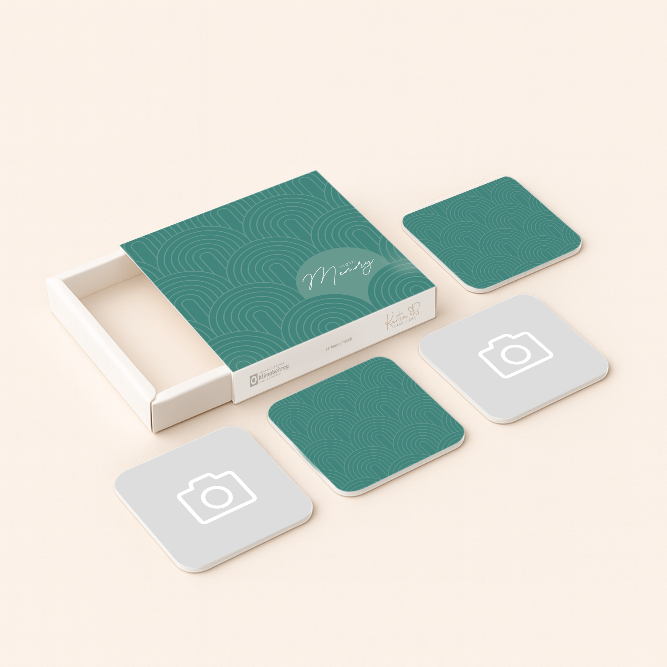 Spielkarten Memory Bogen