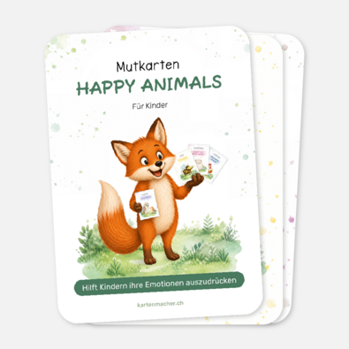 Mutkarten Happy Animals