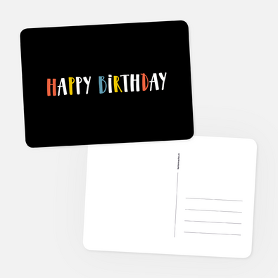 Postkarten Happy Birthday