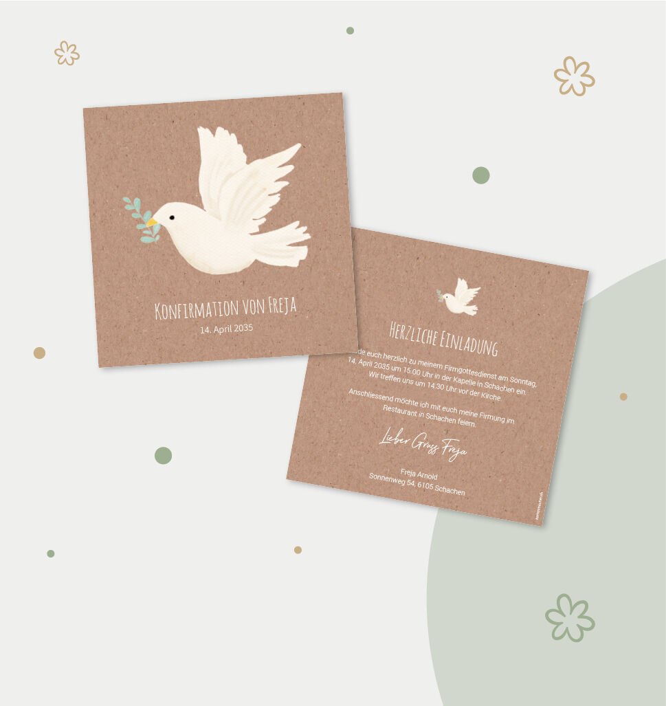 Karten Firmung