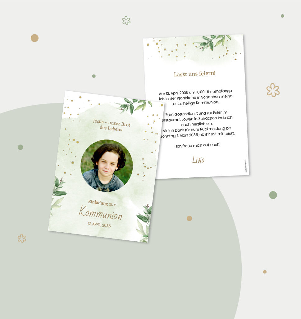 Karten Kommunion