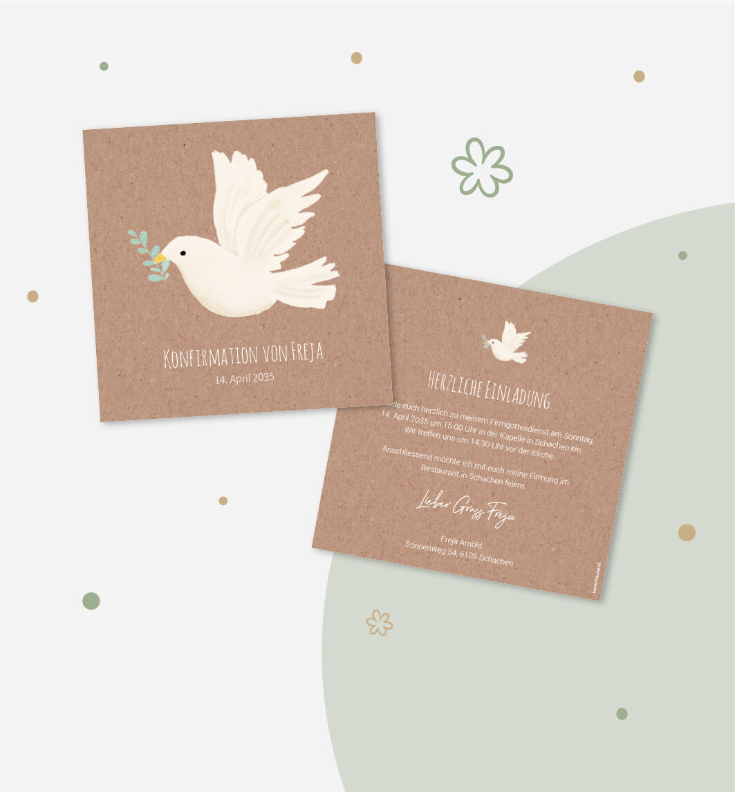 Karten Firmung