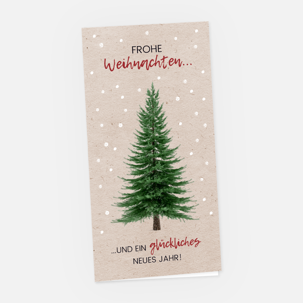 Weihnachtskarte Firmen Tannenbaum