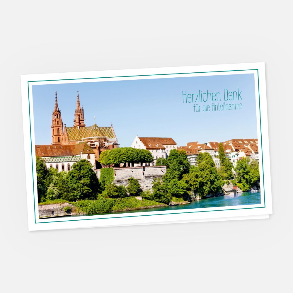 Danksagungskarte Basler Münster