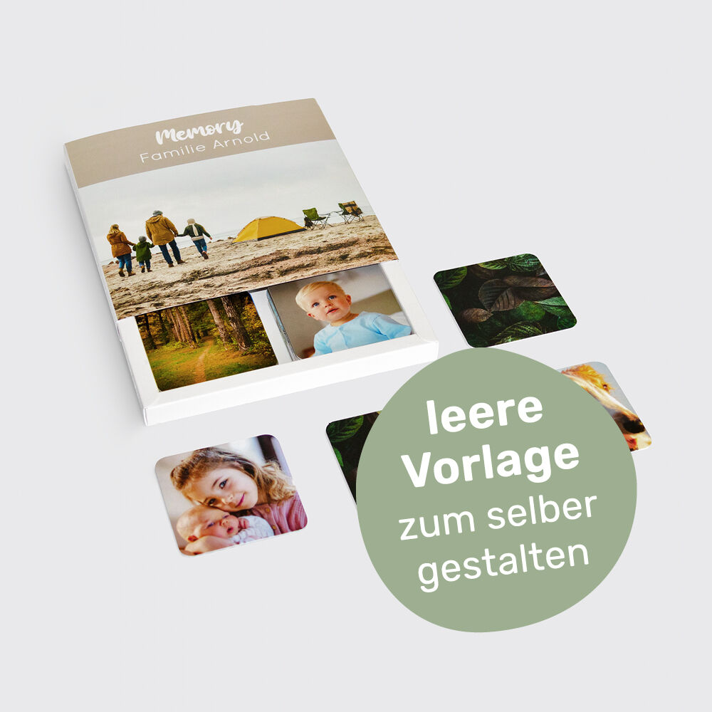 Spielkarten Memory Individuell