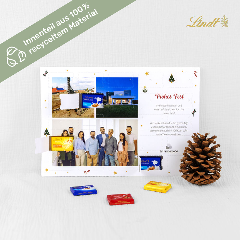 Tisch-Adventskalender Lindt Exklusiv Kunden