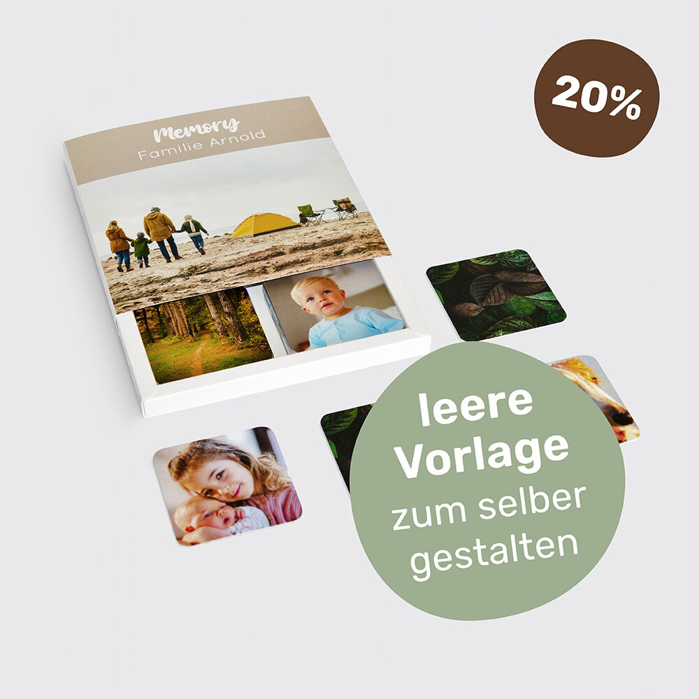 Spielkarten Memory Individuell
