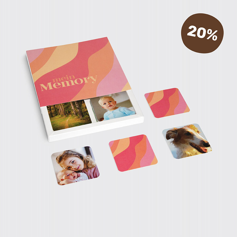 Spielkarten Memory Wellen