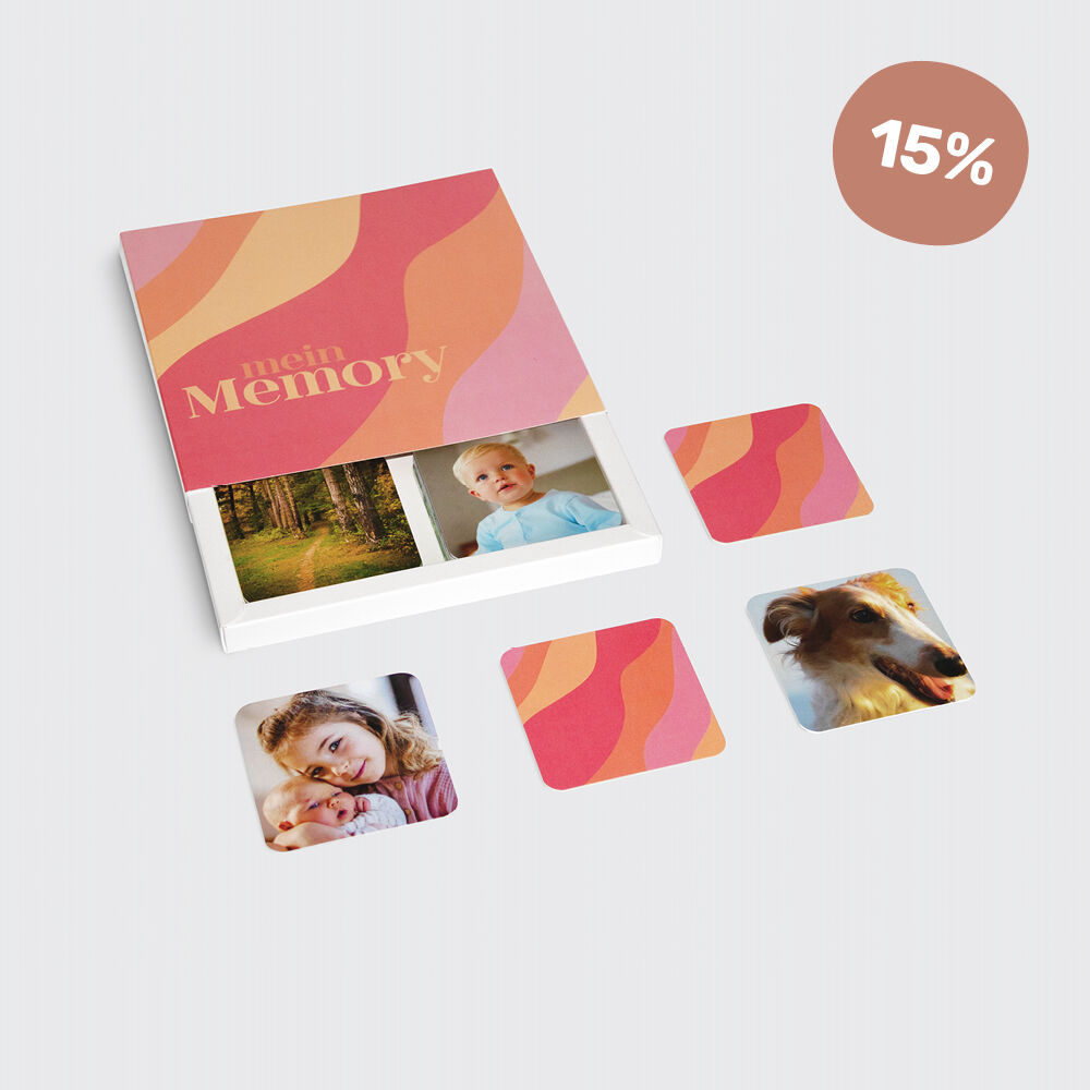 Spielkarten Memory Wellen