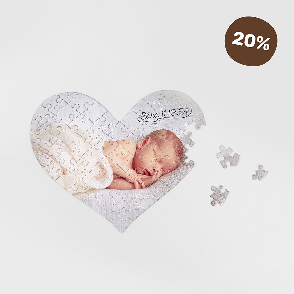 Puzzle Herz 63 Teile