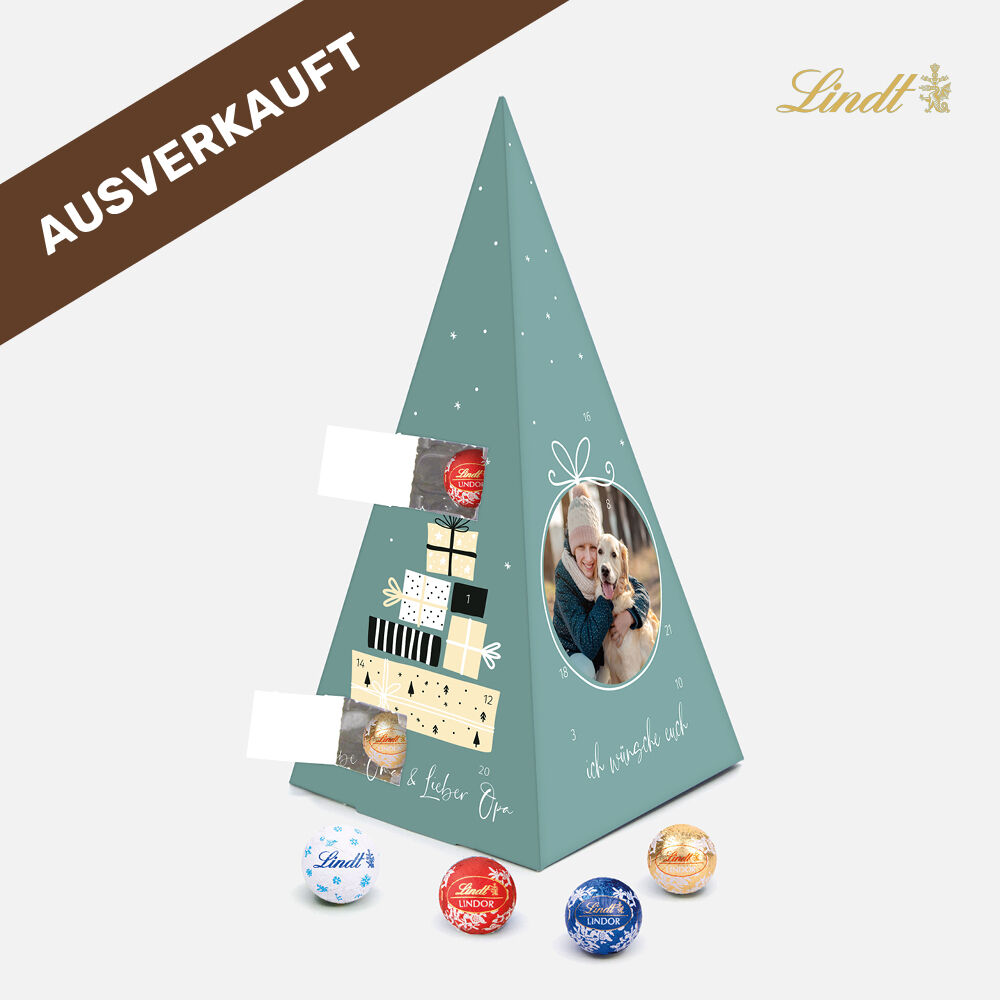 Adventskalender Lindt Pyramide Bescherung