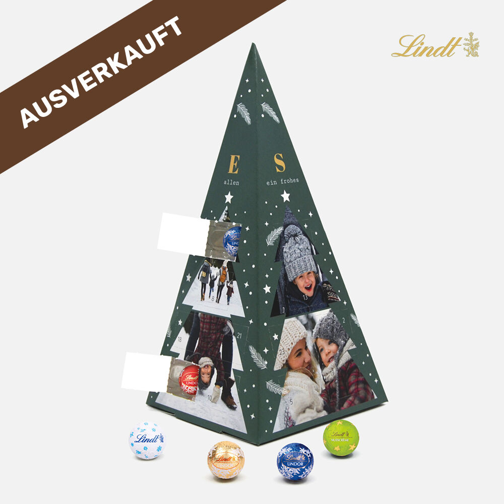 Adventskalender Lindt Pyramide Tannenbaum