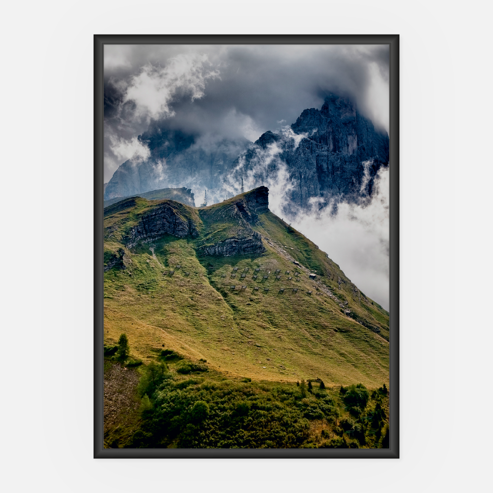 Wandbild Berge A3