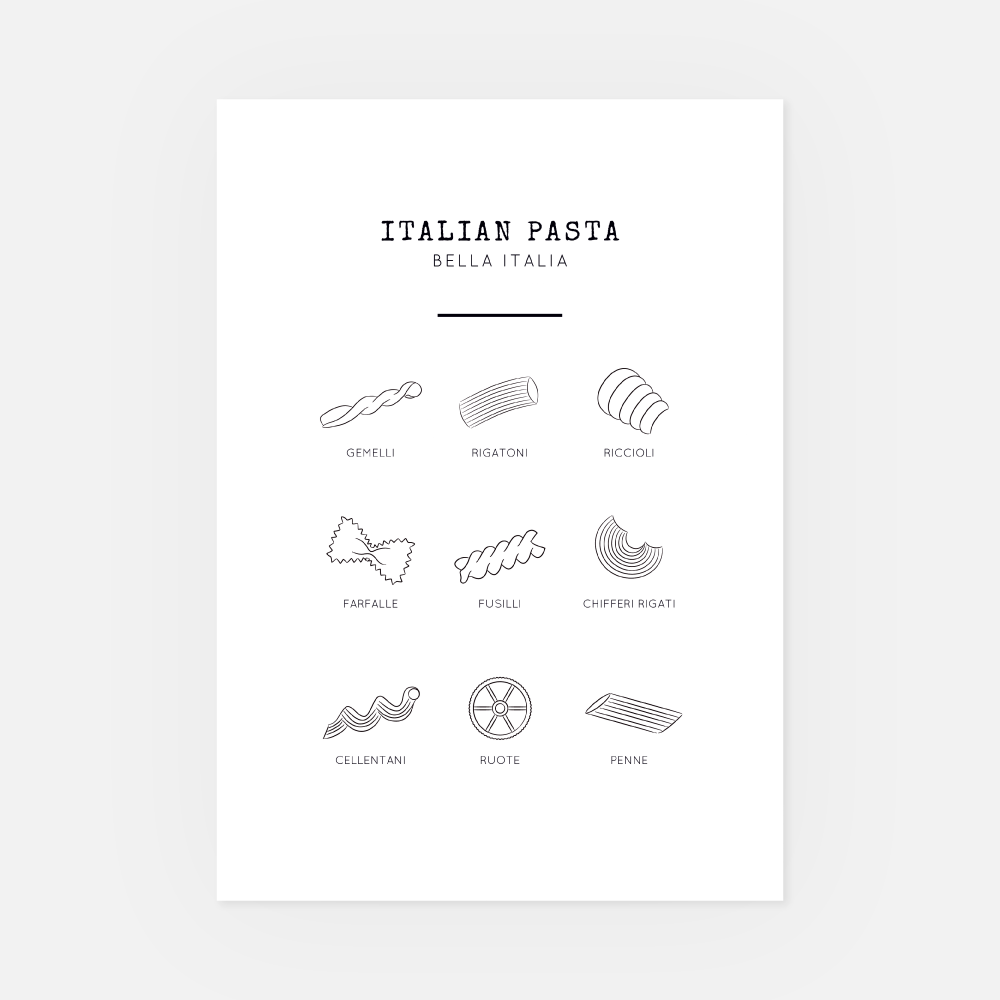 Wandbild Italian Pasta