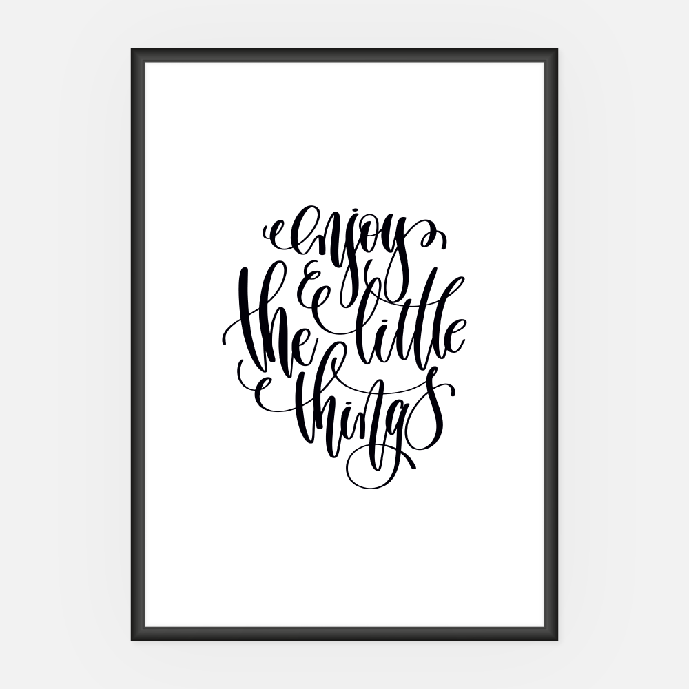 Wandbild Little things A3