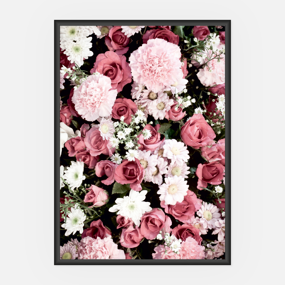 Wandbild Rosa A3