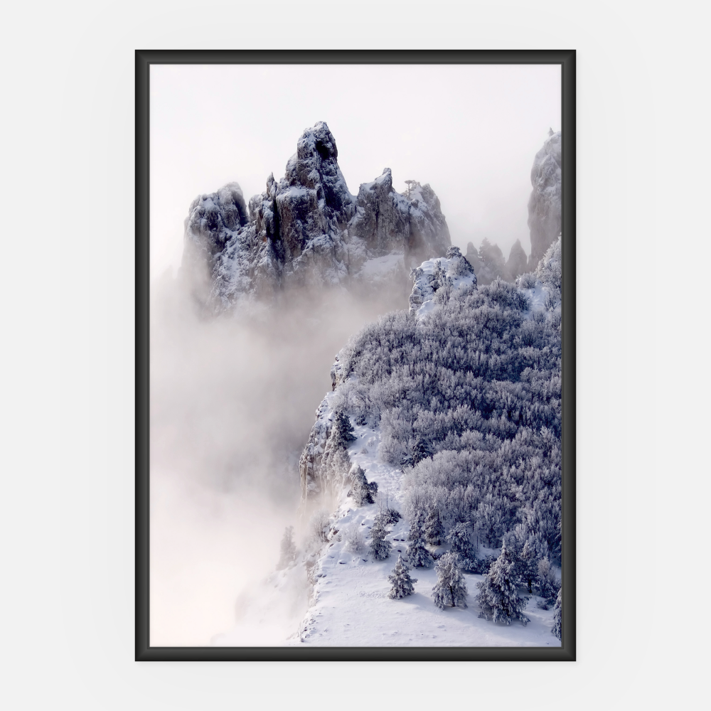 Wandbild Schneeberg A3