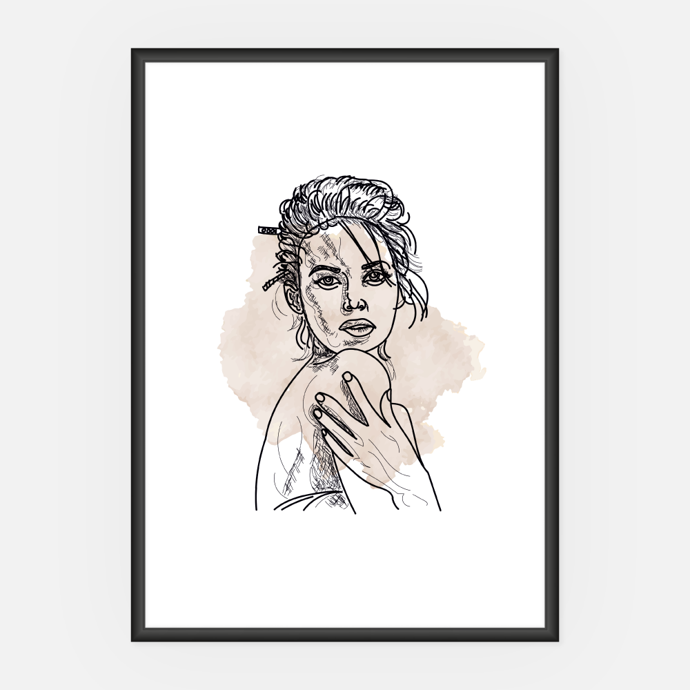 Wandbild Sketch A3