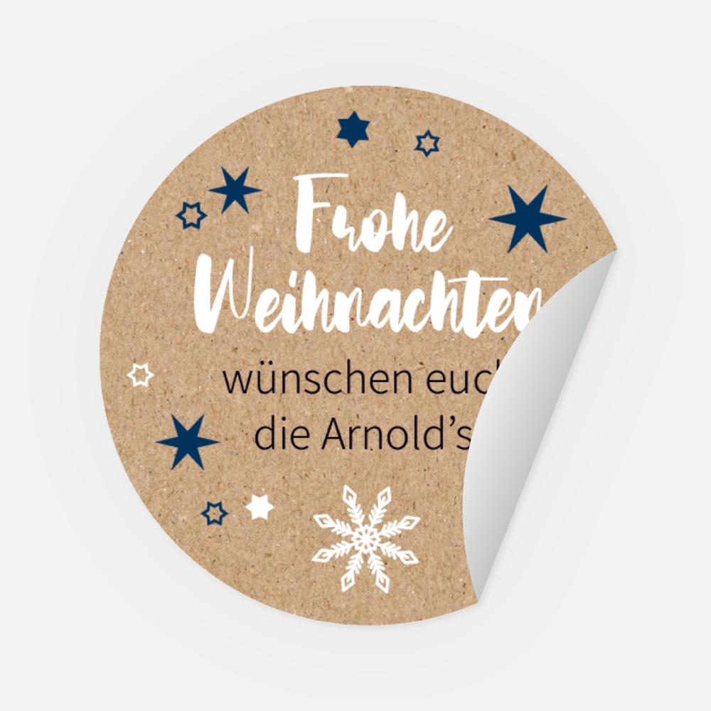 Sticker Adventszauber rund 45