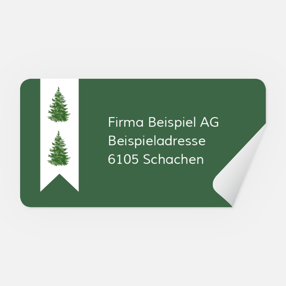 Absenderaufkleber Bändeli