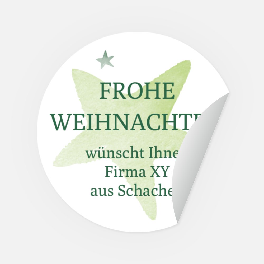 Sticker Farbenspiel rund 45