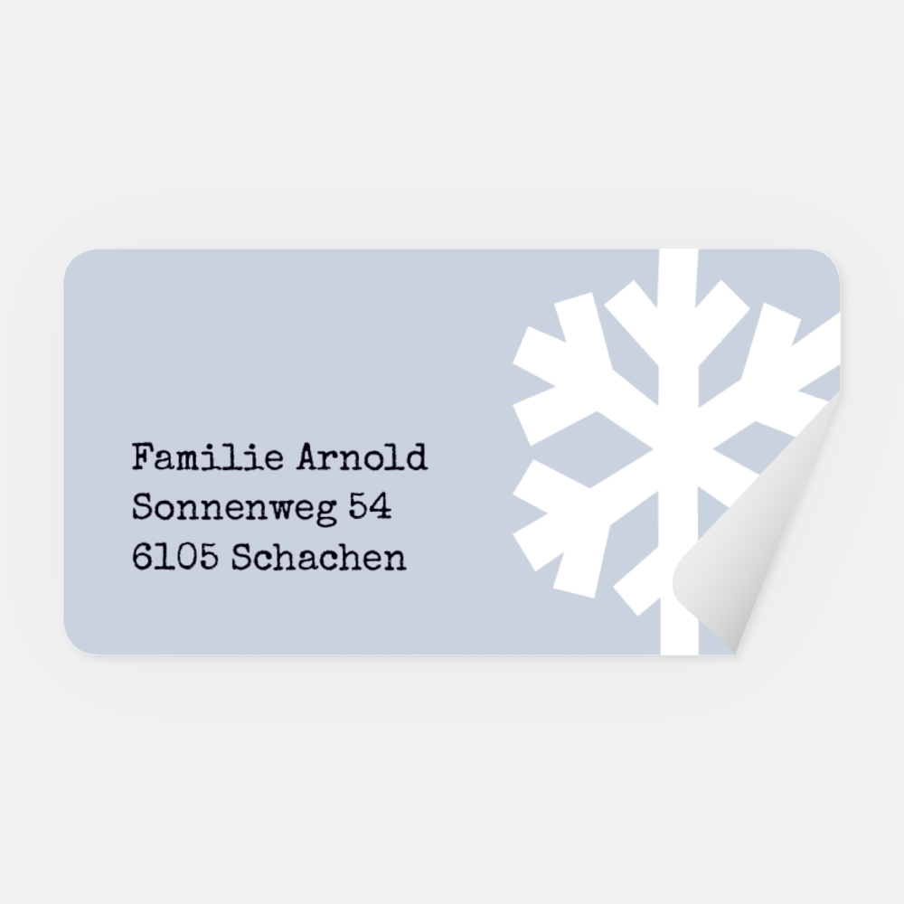 Absenderaufkleber, 65x34