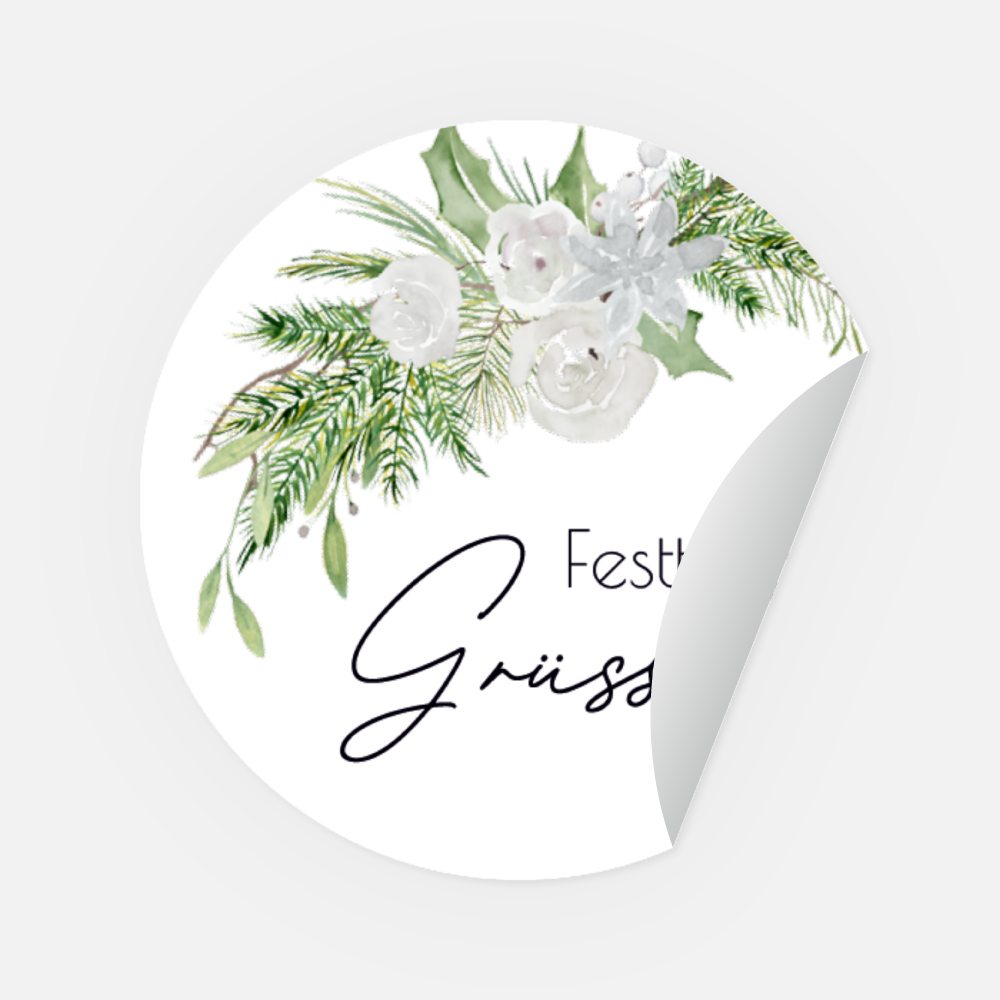 Sticker rund, Ø 45 mm