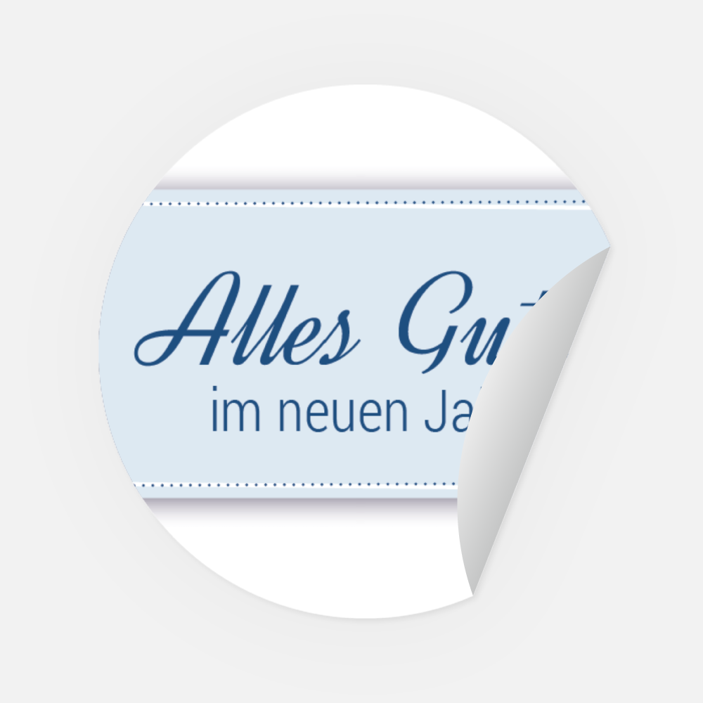 Sticker rund, Ø 45 mm