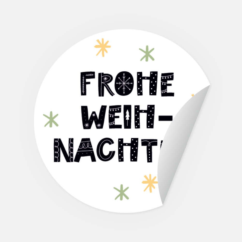 Sticker Kugeln rund 45