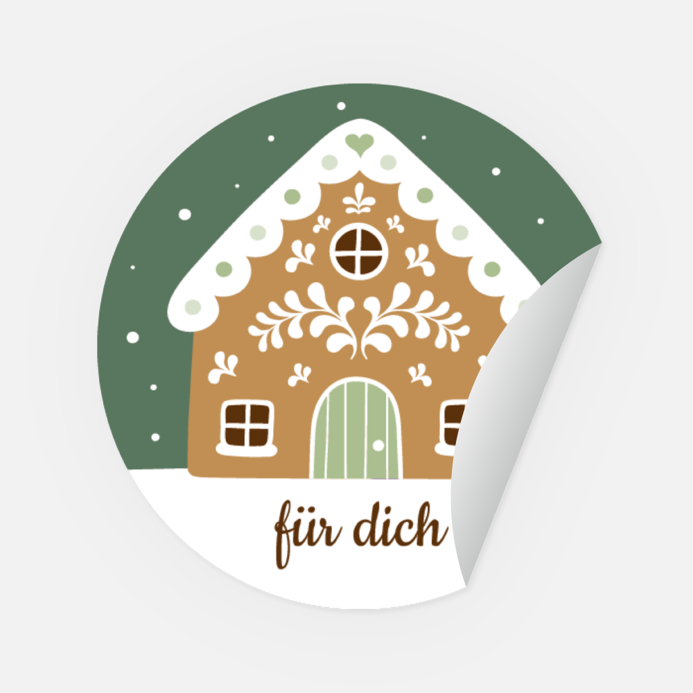 Sticker rund, Ø 45 mm