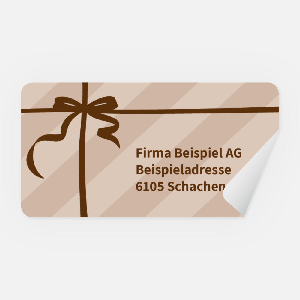 Absenderaufkleber, 65x34