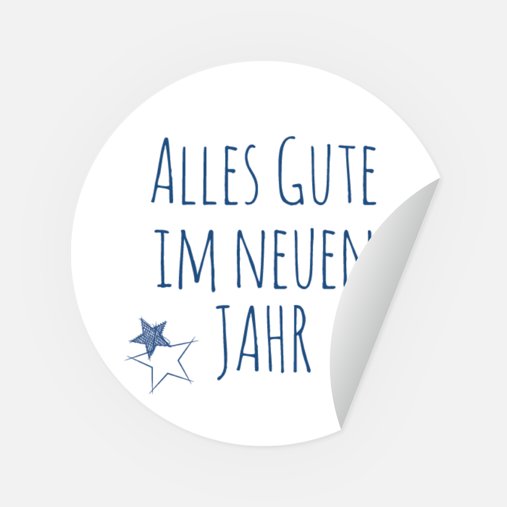 Sticker rund, Ø 45 mm