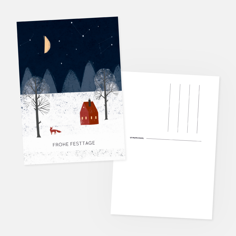 Postkarten Mondnacht
