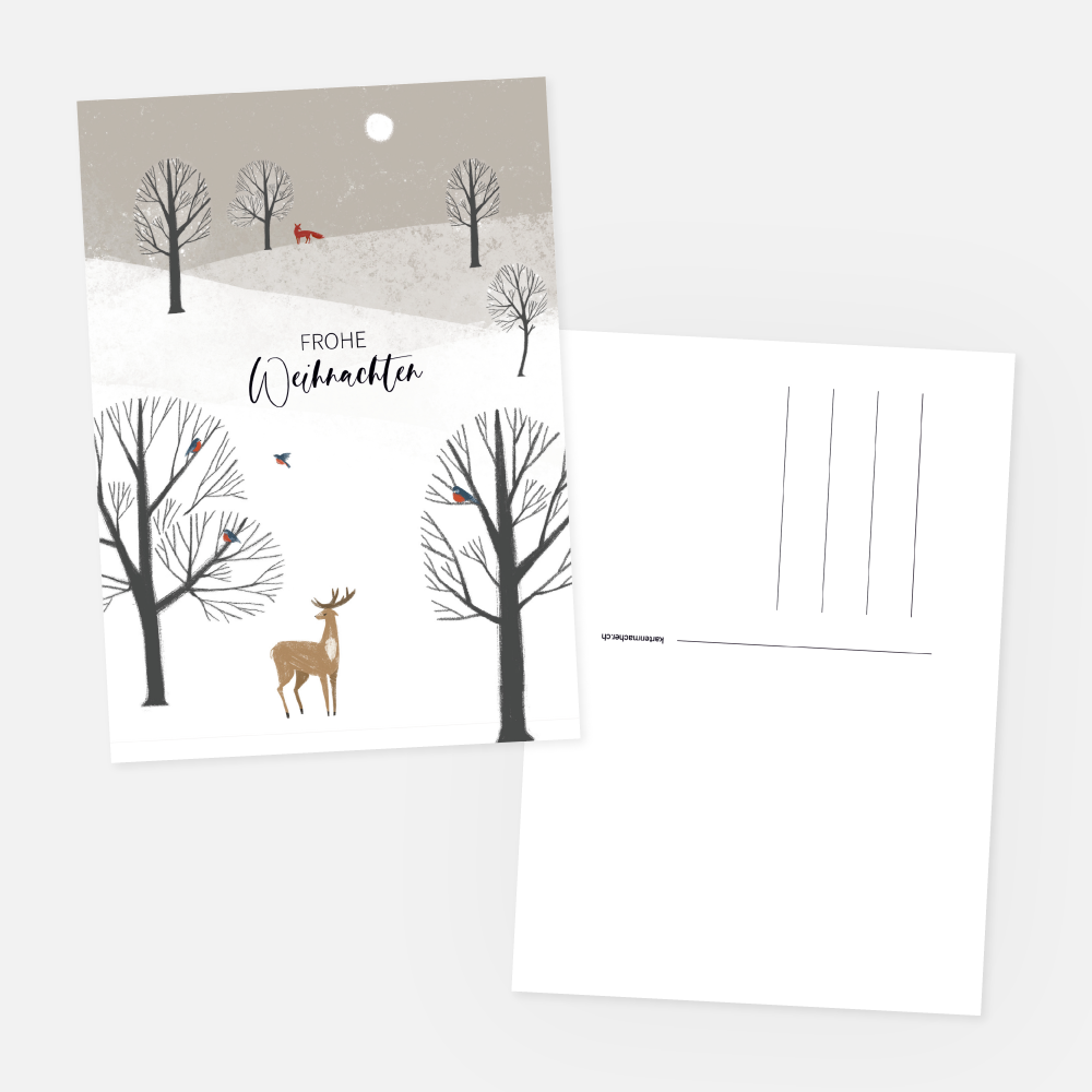 Postkarten Winterlaune